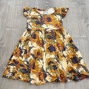 Posh Peanut Arev Sunflower Print Dress